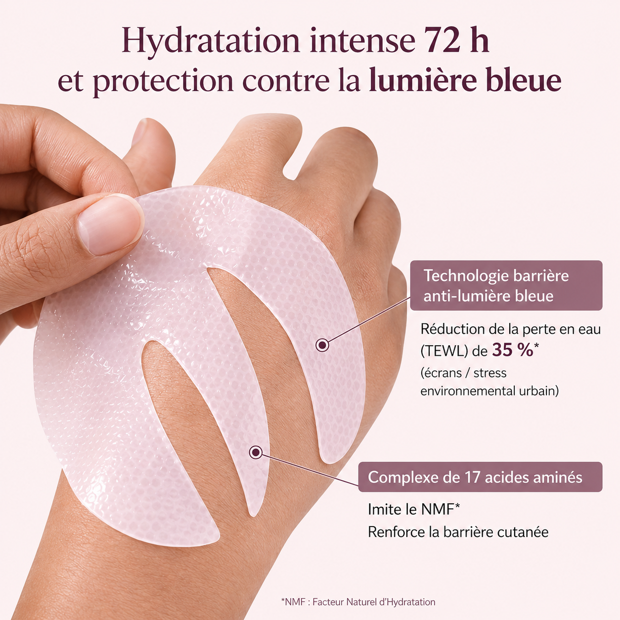 Masque Yeux Biocollagène Glamora Paris